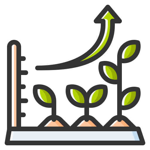 Growth report free icon Growth report free icon