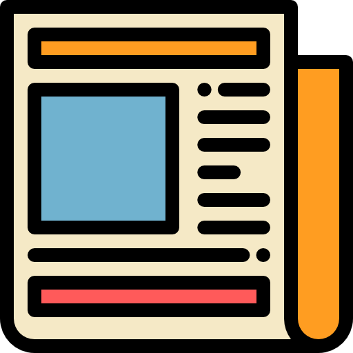 journal Icône gratuit journal Icône gratuit