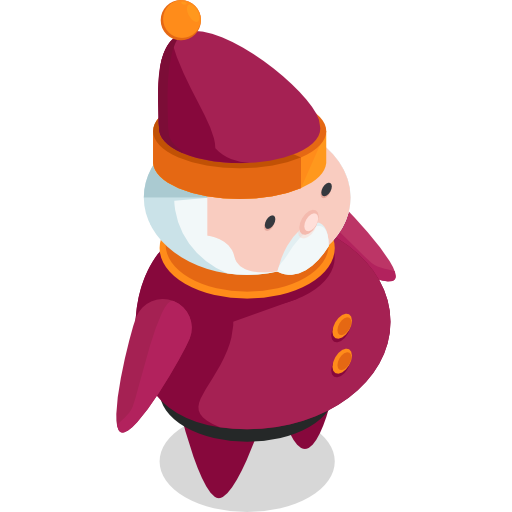 papá noel icono gratis