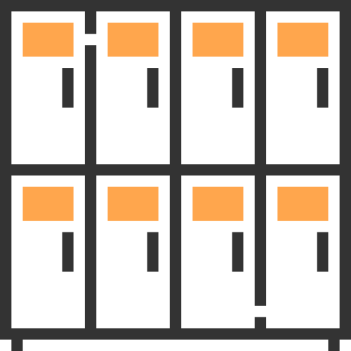 casilleros icono gratis