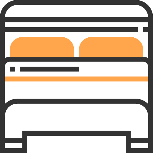 cama matrimonial icono gratis