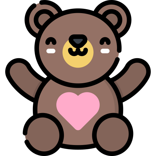 oso de peluche icono gratis