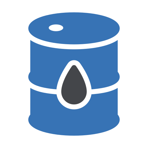 Oil barrel Generic Blue icon