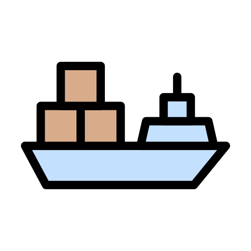 Грузовое судно бесплатно иконка