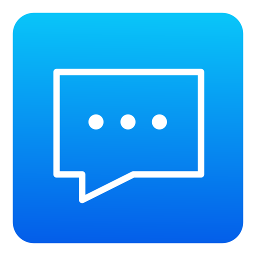 square chat icon png