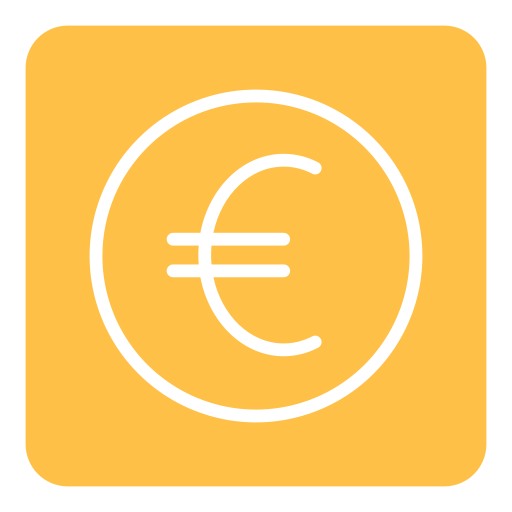 euro icono gratis