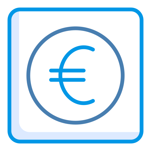 euro icono gratis