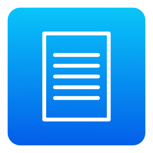 Note Generic Flat Gradient icon