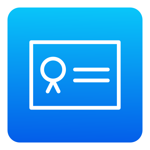 Сертификат бесплатно иконка
