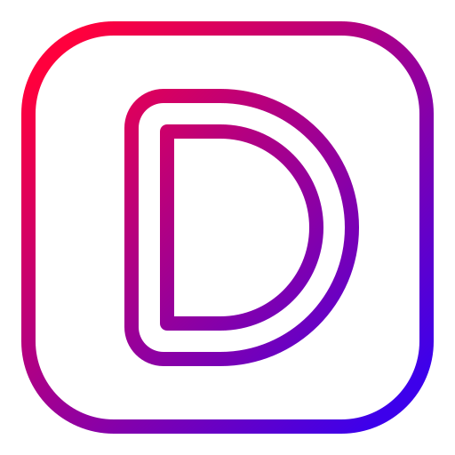 letra d icono gratis