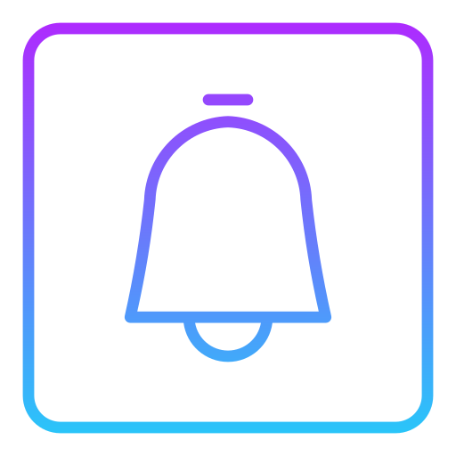 campana de notificación icono gratis