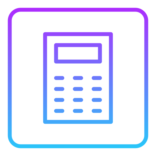 Calculator Generic Gradient icon