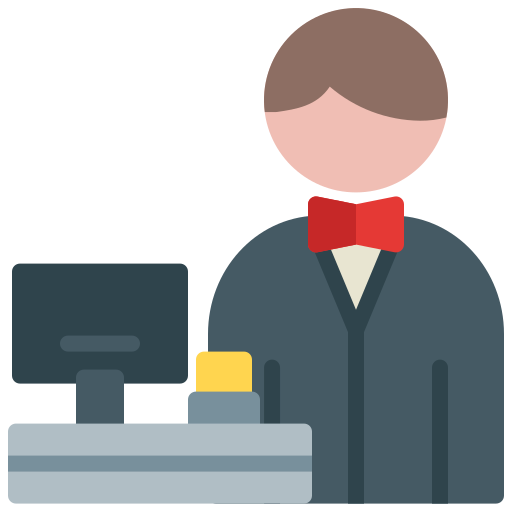 Cashier free icon Cashier free icon