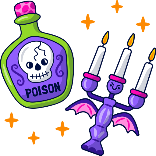 poison gratuit sticker