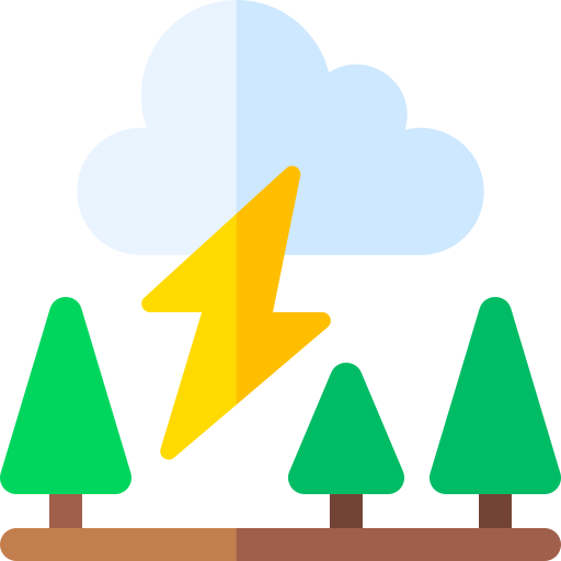 Thunder Basic Rounded Flat icon