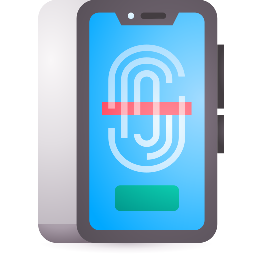 huella dactilar icono gratis