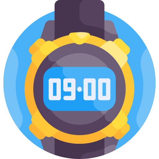 reloj deportivo icono gratis