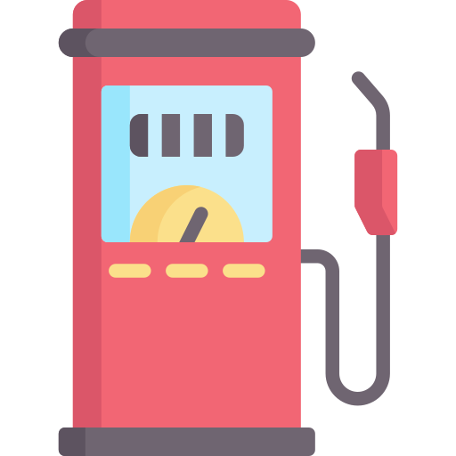 gas station icon vector