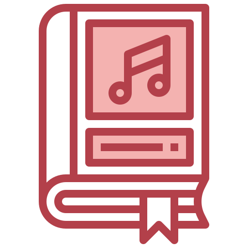 libro de música icono gratis