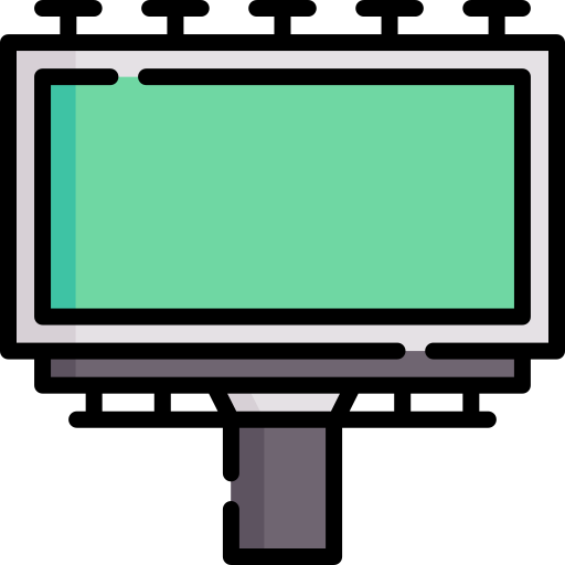 Рекламный щит бесплатно иконка Рекламный щит бесплатно иконка