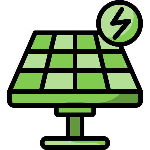 Solar panel free icon