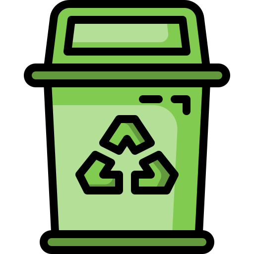 Rubbish Trash, Recycle bin Icon Set 4264039 Vector Art at Vecteezy