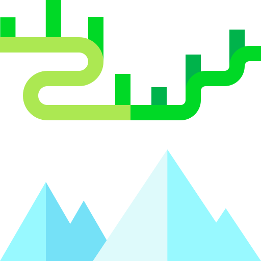 Aurora borealis free icon Aurora borealis free icon
