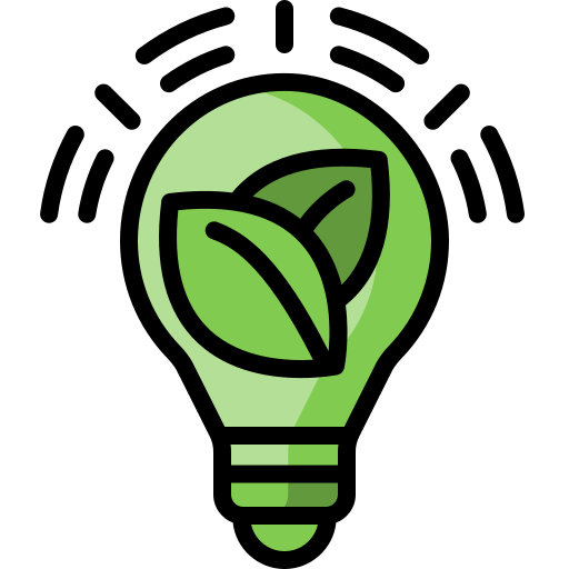 Eco bulb free icon