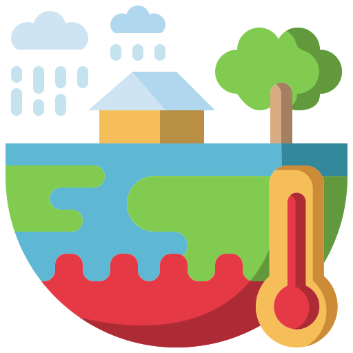 cambio climático icono gratis