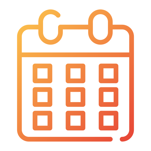 Calendar Generic Gradient Icon