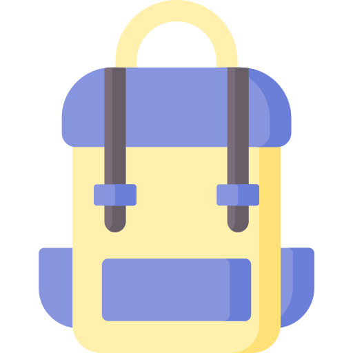 mochila icono gratis