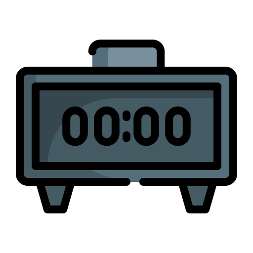 Alarm clock Generic Outline Color icon