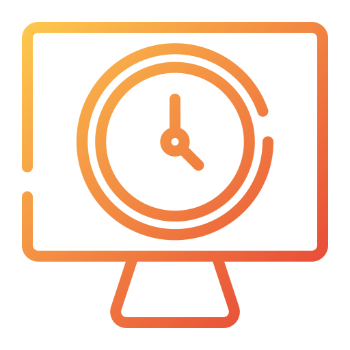 gestión del tiempo icono gratis