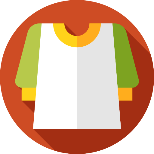Sweatshirt Flat Circular Flat icon