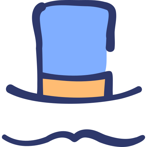Chapeau de magicien - Icônes mode gratuites