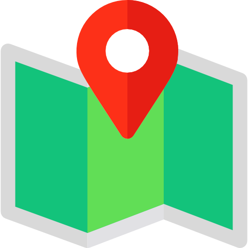 Map Basic Rounded Flat icon