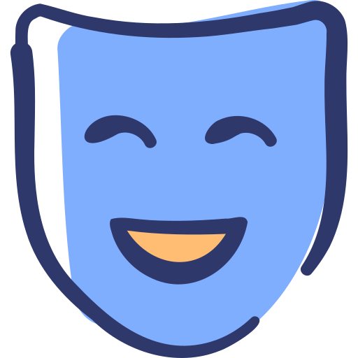 máscara de fiesta icono gratis