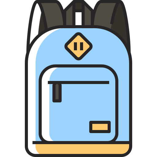 Backpack free icon Backpack free icon