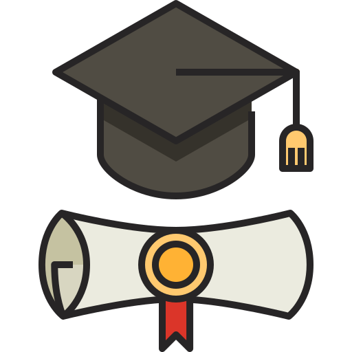 graduación icono gratis