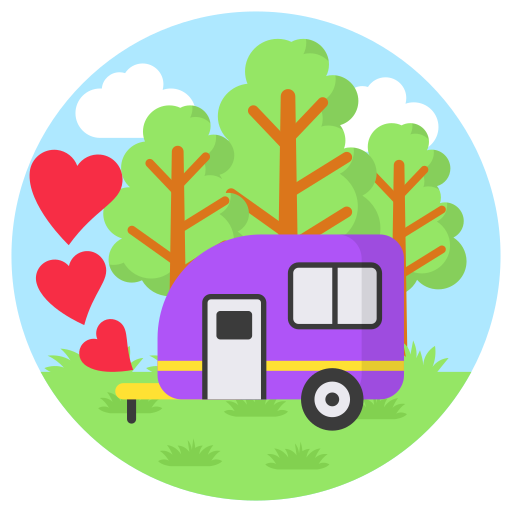 autocaravana icono gratis