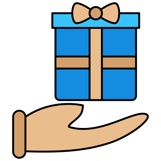 Gift Generic Thin Outline Color icon