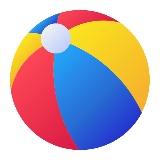 Beach ball Generic Flat Gradient icon