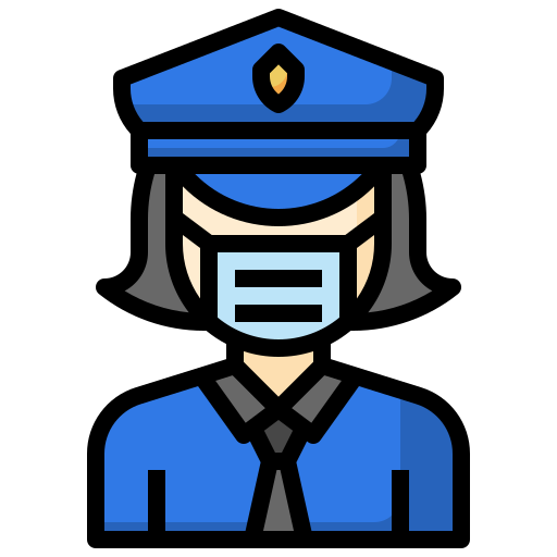 policía icono gratis