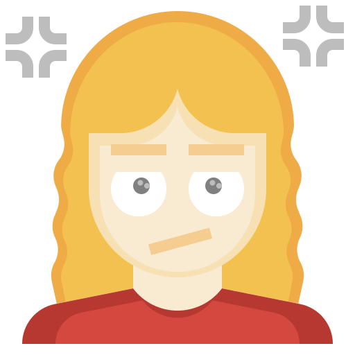 Upset free icon Upset free icon