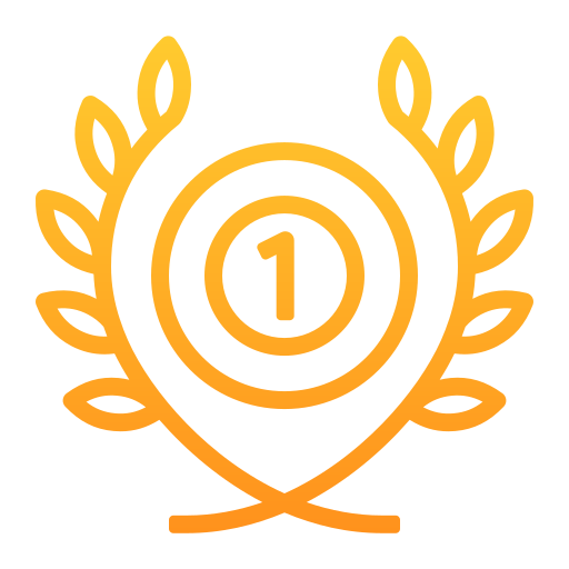 Gold medal Generic Gradient icon