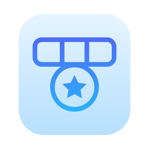 Award Generic Flat Gradient icon