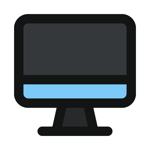 Monitor Generic Outline Color icon