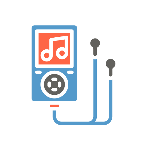 reproductor de mp3 icono gratis