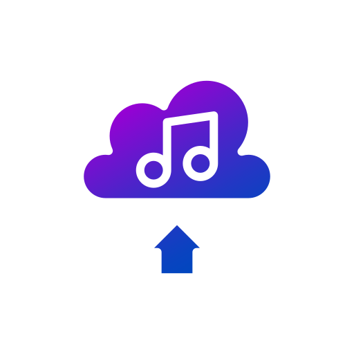 carga de música icono gratis