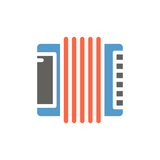 Harmonica Generic Flat icon